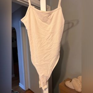 Adika cream tank top bodysuit